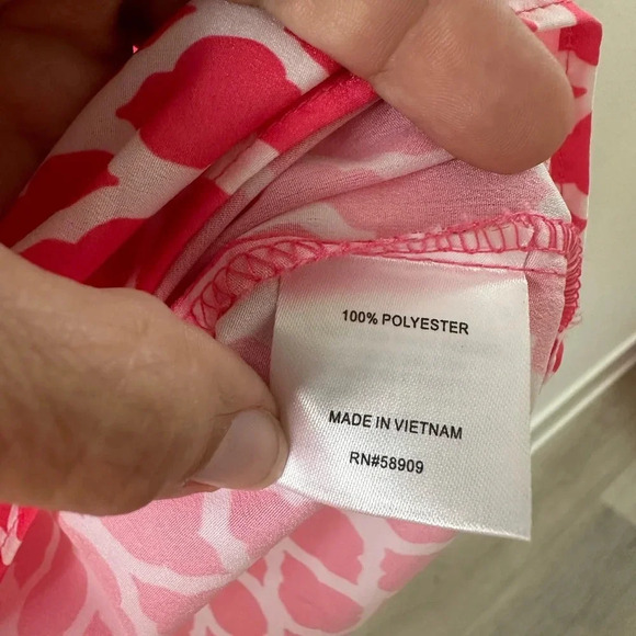 Retro Threads tunic size large coral white - Picture 5 of 5